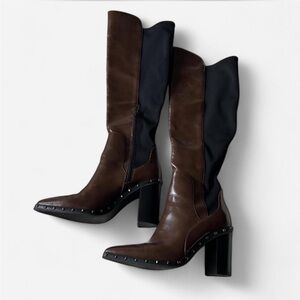 Charles by Charles David Studded Heeled Boots